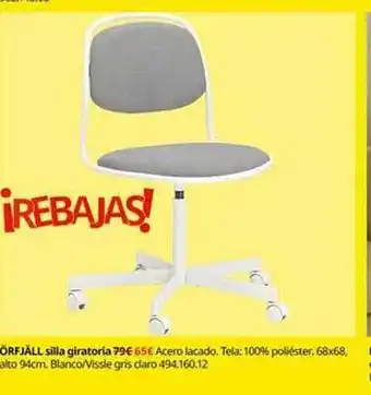 IKEA Orfjäll silla giratoria oferta