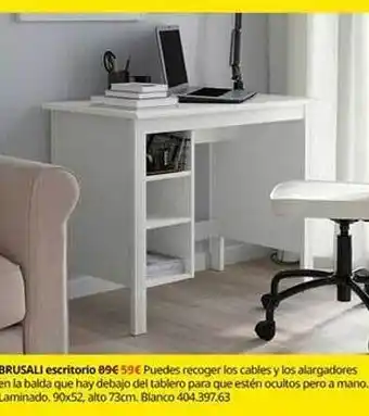 IKEA Brusali escritorio oferta