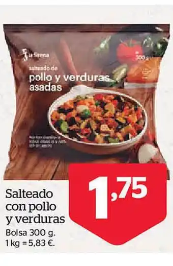 La Sirena Salteado con pollo y verduras bolsa oferta