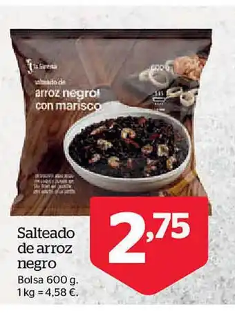 Salteado de arroz negro bolsa