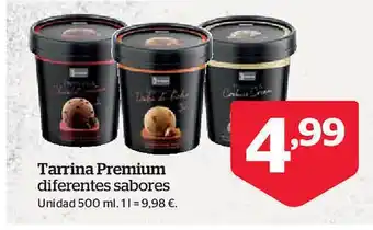 La Sirena Tarrina premium diferentes sabores oferta