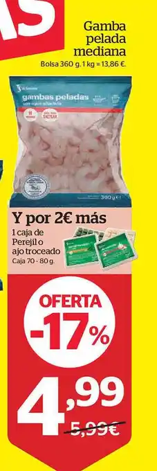 La Sirena Gamba pelada mediana oferta