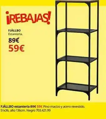 IKEA Fjällbo estantería oferta