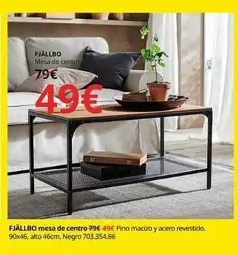 IKEA Fjâllbo mesa de centro oferta
