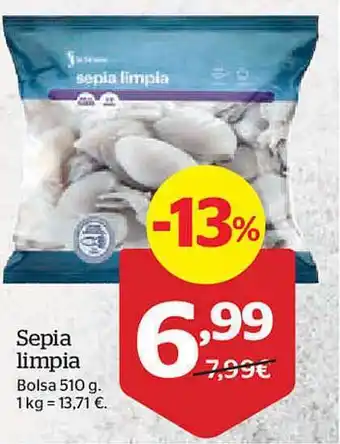 La Sirena Sepia limpia bolsa oferta
