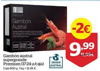 La Sirena Gambón austral supergrande premium oferta