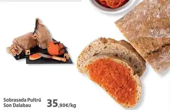 Supermercados Sánchez Romero Sobrasada pultrú son dalabau oferta