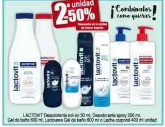 FROIZ Lactovit Deodorante roll on 50ml oferta