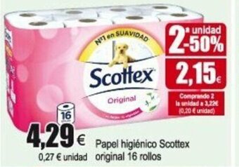 FROIZ Scottex Papel Higiénico oferta