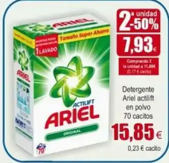 FROIZ Ariel Detergente actilift en polvo oferta