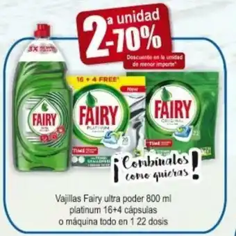 FROIZ Fairy Vajillas ultra poder 800ml oferta