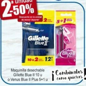FROIZ Maquinilla desechable Gillette Blue II 10u oferta