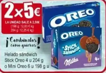 FROIZ Oreo Helado sándwqich Stick 4 u 204g oferta