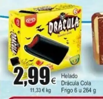FROIZ Helado Drácula Cola Frigo 6u 264g oferta
