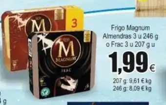 FROIZ Frigo Magnum Almendras 3 u 246g o Frac 3u 207g u oferta