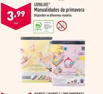 ALDI Living Art Manualidades de primavera oferta
