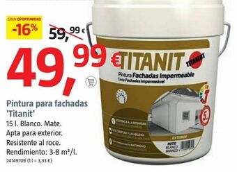 Bauhaus Pintura titanit oferta