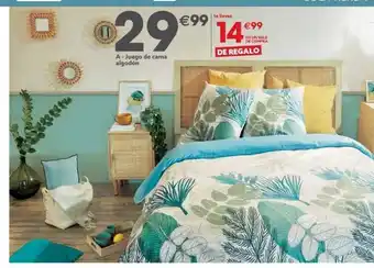 GiFi 10 te llevas €99 29€⁹⁹9 149 en un vale de compra de regalo a- juego de cama algodón oferta