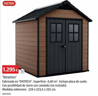 Bauhaus Caseta de jardín oferta