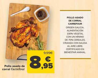 Carrefour Pollo asado de corral carrefour oferta