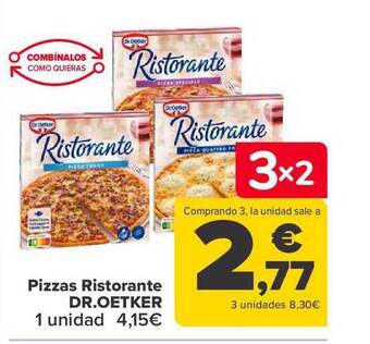 Carrefour Pizza ristorante dr.oetker oferta