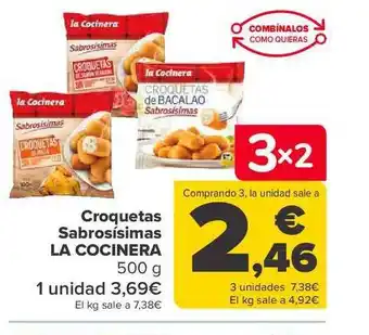Carrefour Croquetas sabrosísimas la cocinera oferta