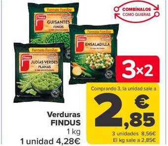 Carrefour Verduras findus oferta