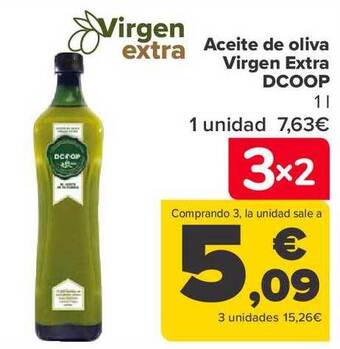 Carrefour Aceite de oliva virgen extra dcoop oferta