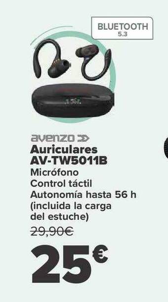 Carrefour Avenzo auriculares av-tw5011b oferta