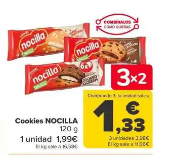 Carrefour Cookies nocila oferta