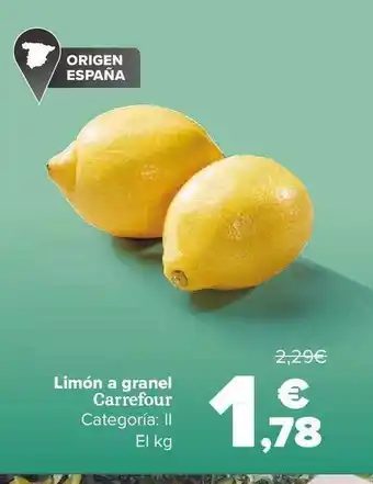 Carrefour Limón o granel carreofur oferta