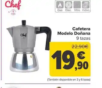 Carrefour Cafetera modelo doñana 9 tazas oferta