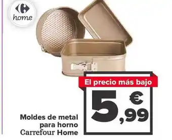 Carrefour Moldes de metal para horno carrefour home oferta