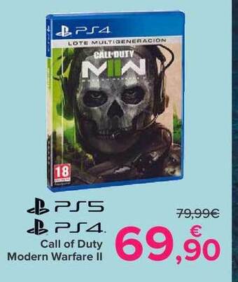 Carrefour Ps5 ps4 call of duty modern warfare ii oferta