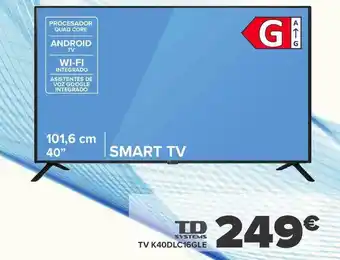 Carrefour Td systems tv k400dlc16gle oferta