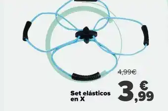 Carrefour Set elásticos en x oferta