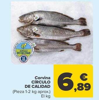 Carrefour Corvina círculo de calidad oferta