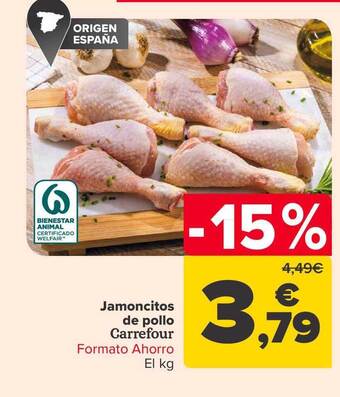 Carrefour Jamoncitos de pollo carrefour el kg oferta