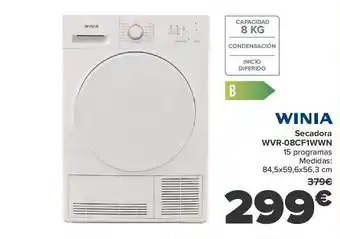 Carrefour Winie secadora wvr-08cf1wwn oferta