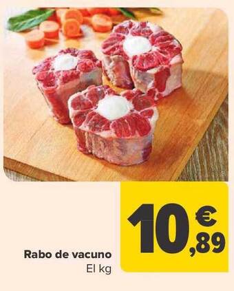 Carrefour Rabo de vacuno el kg oferta