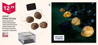 ALDI Living Art Piedras Led Solar oferta