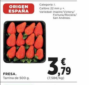 Hipercor Fresa oferta