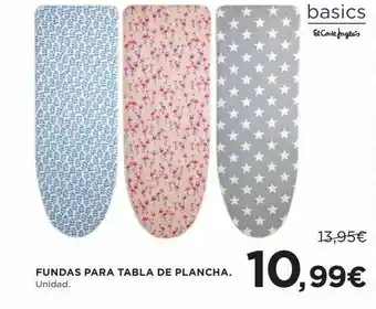 Hipercor Fundas para tabla de plancha basics oferta