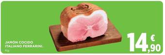 Hipercor Jamón cocido italiano ferrarini oferta