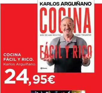Hipercor Cocina fácil y rico karlos arguiñano oferta