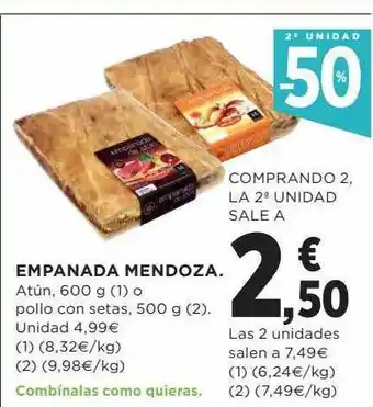 Hipercor 2a unidad -50% empanada mendoza oferta