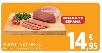 Hipercor Filetes 1aa de añojo oferta