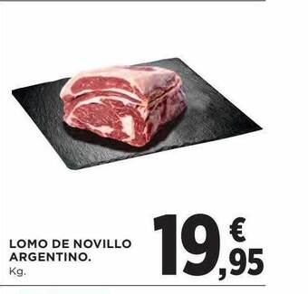 Hipercor Lomo de novillo argentino oferta
