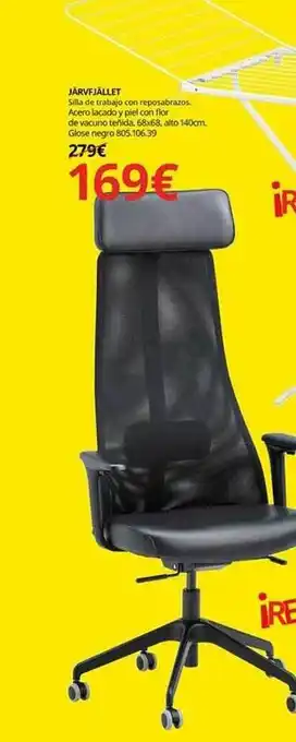 IKEA Järvfjället silla de trabajo con reposabrazos oferta