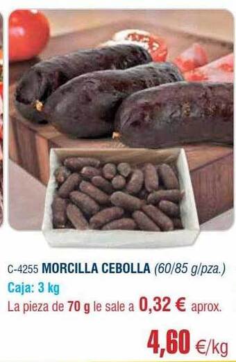 Abordo Morcilla cebolla oferta